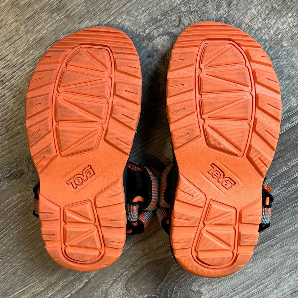Teva Hurricane XLT2 Kids Orange Blue Multi Sport Sandal 1019390T Size 10 Toddler